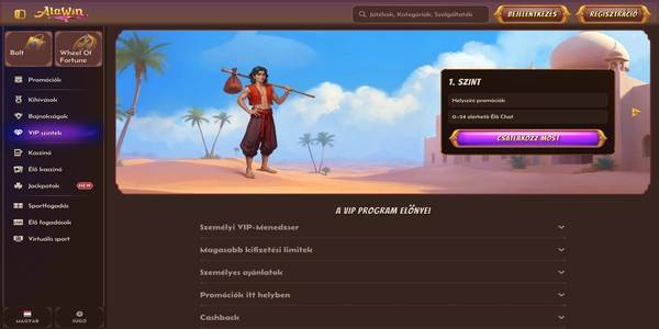 Alawin Casino vip program  na mobile