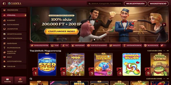 Casoola Casino uvodna stranka  na mobile