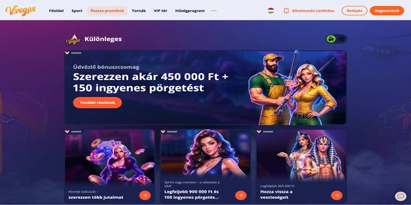 V.Vegas Casino uvitaci bonus  na mobile