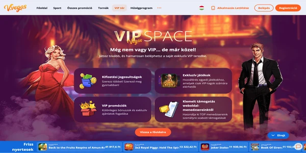 V.Vegas Casino vip program  na mobile